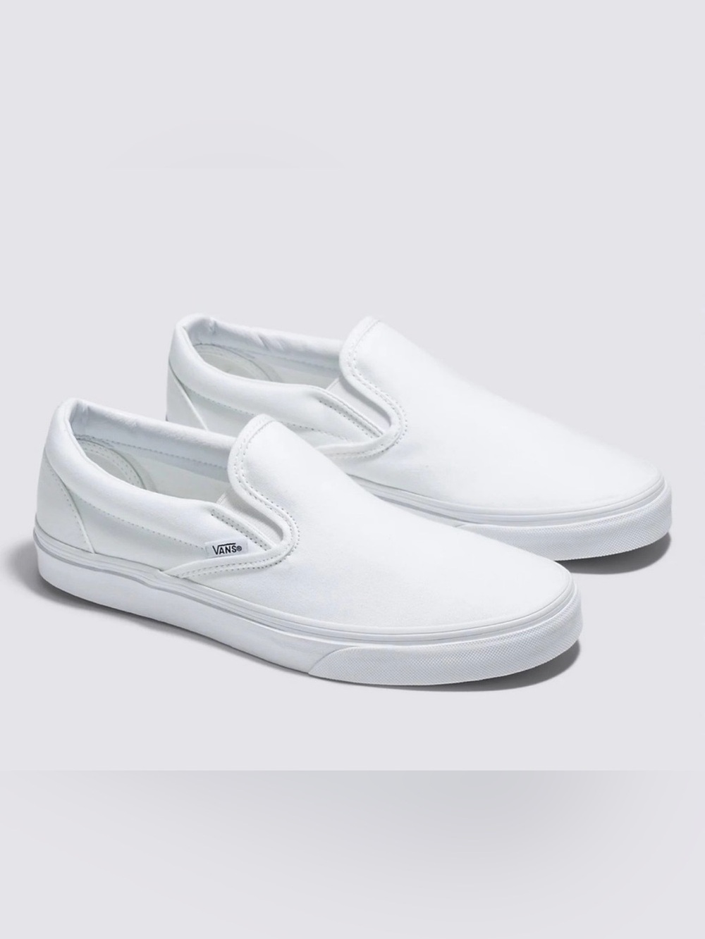 Vans Classic Slip-On True White Sneaker Women’s Size 10